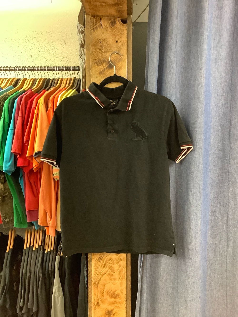 Vintage OVO black collared shirt